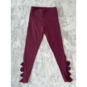 Victorias Secret Sport Leggings Women's Medium Berry Activewear Pants Gym Pants